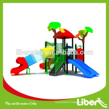 Terrain de jeux en plastique, matériel de LLDPE et terrain de jeux extérieur Équipement de terrain de jeux pour enfants Malaisie Assurance de la qualité